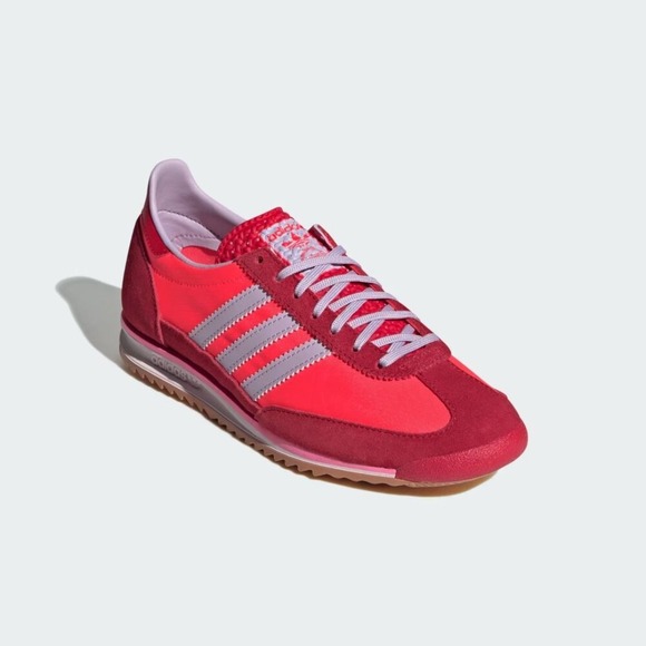 7W - [NEW] Women's adidas SL 72 OG Shoes 'Solar Red' JH7392 - Picture 4 of 11